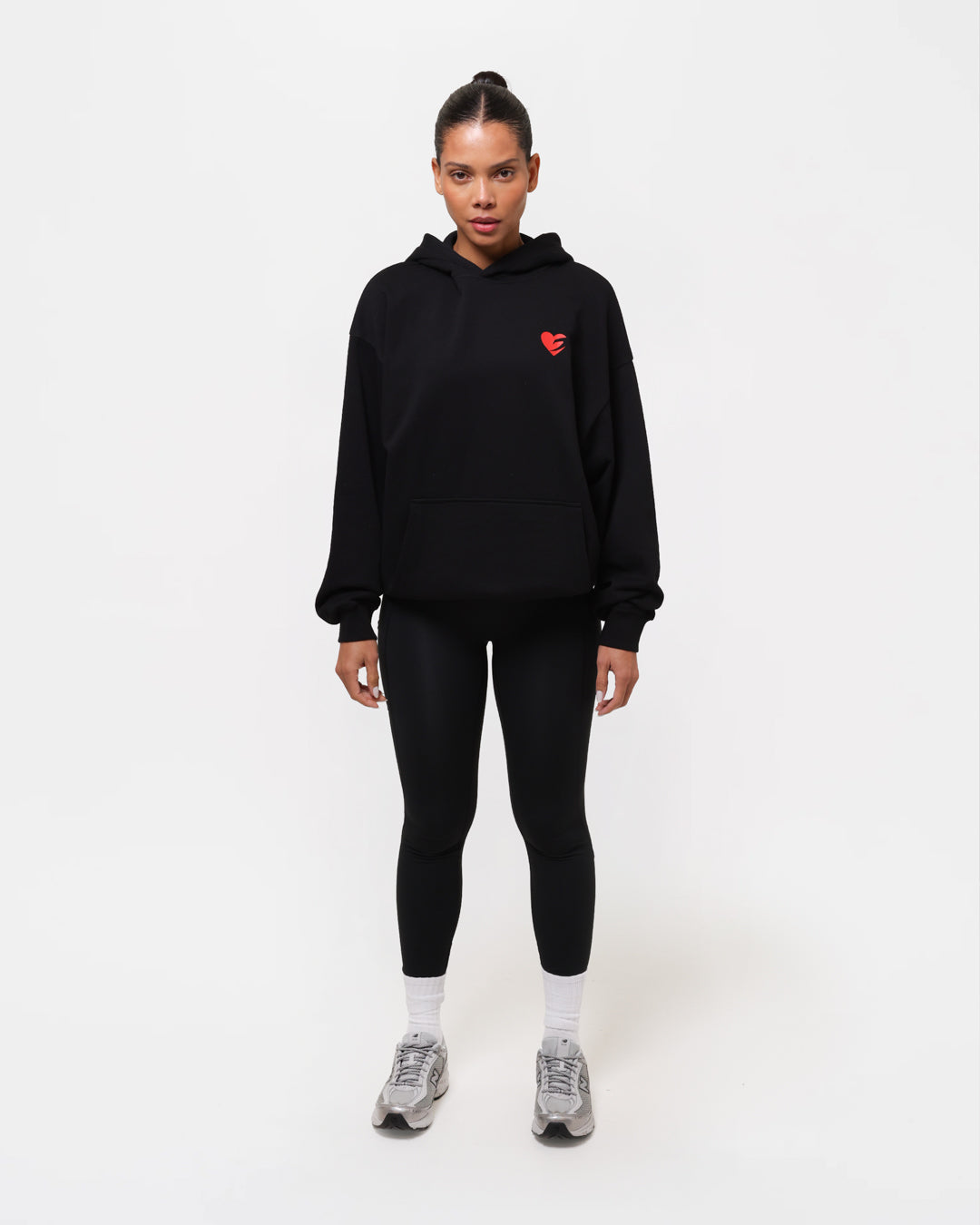 Boxing is Love Oversized Hoodie - Black