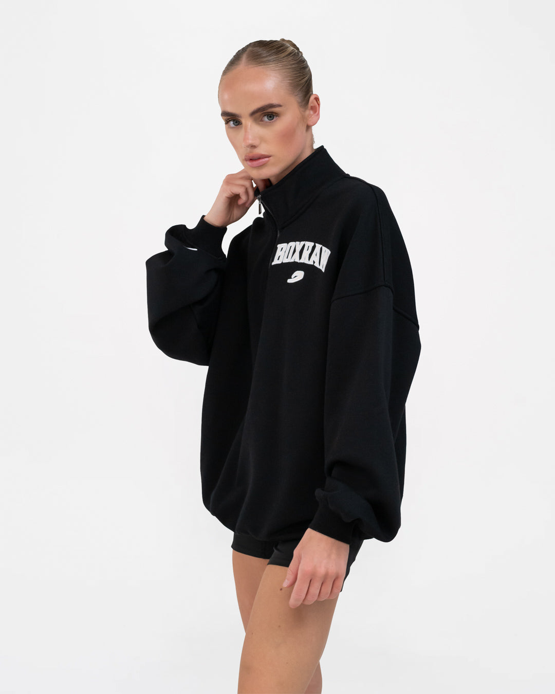 East Street 1/4 Zip - Black