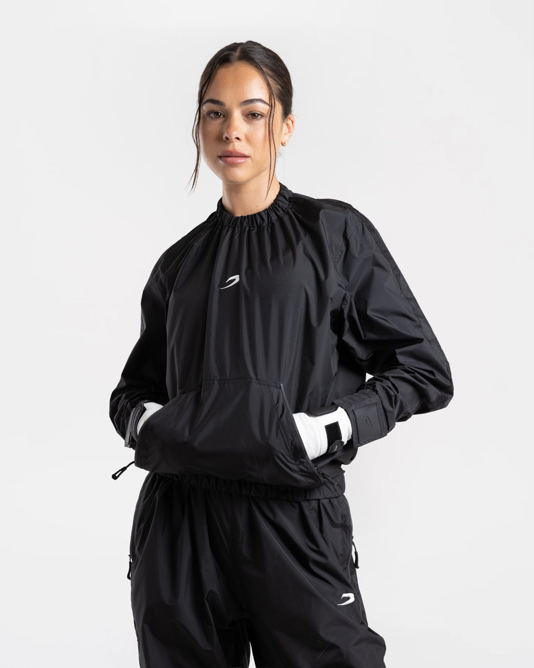 Boxrawのサウナスーツ(Hagler Sauna Suit 2.0、黒) Women's Hagler Sauna Suit 2.0 - Black | Essential Weight Loss Tool