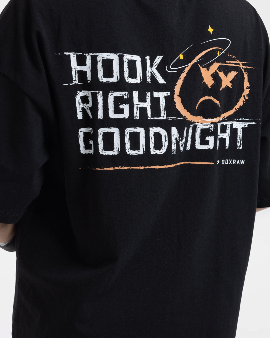 Women's Hook Right Goodnight Oversized T-Shirt - Black | BOXRAW