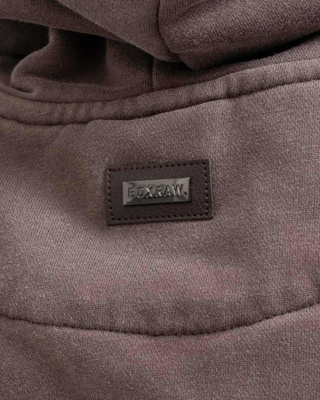 Sparring Club Oversized Hoodie - Washed Brown