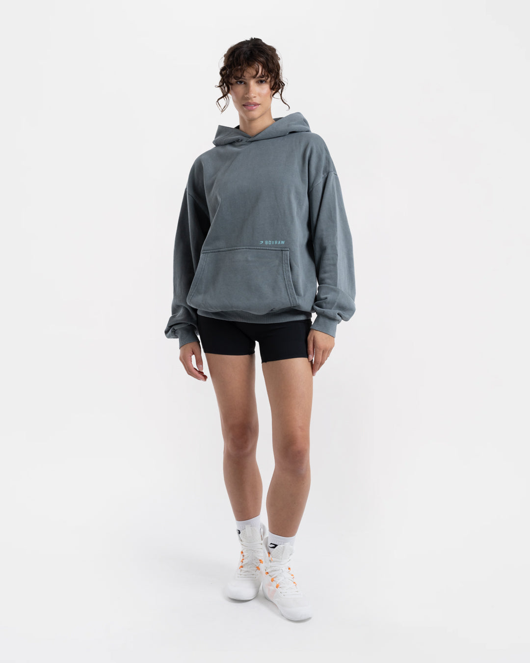 Sparring Club Oversized Hoodie - Washed Charcoal