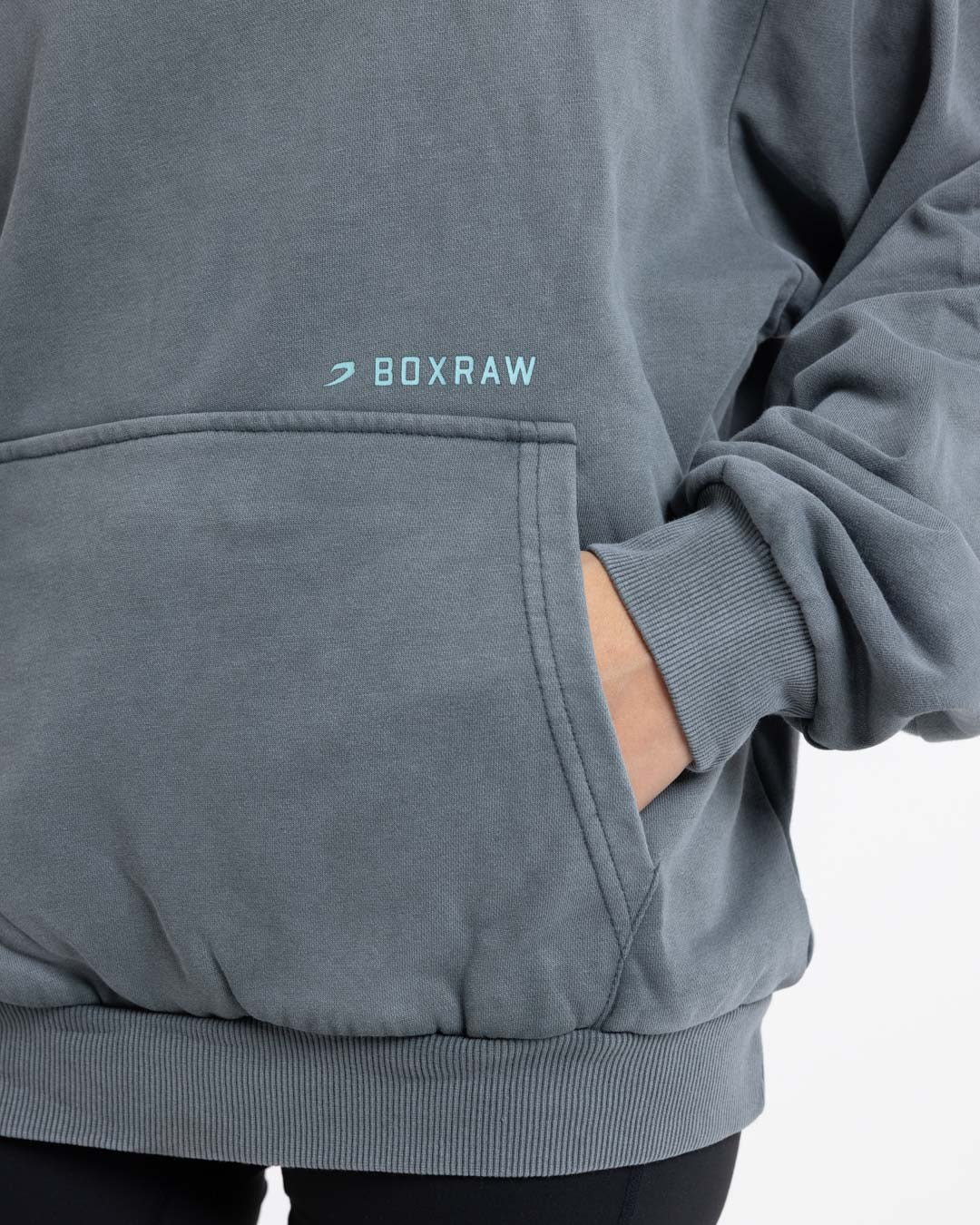 Sparring Club Oversized Hoodie - Washed Charcoal