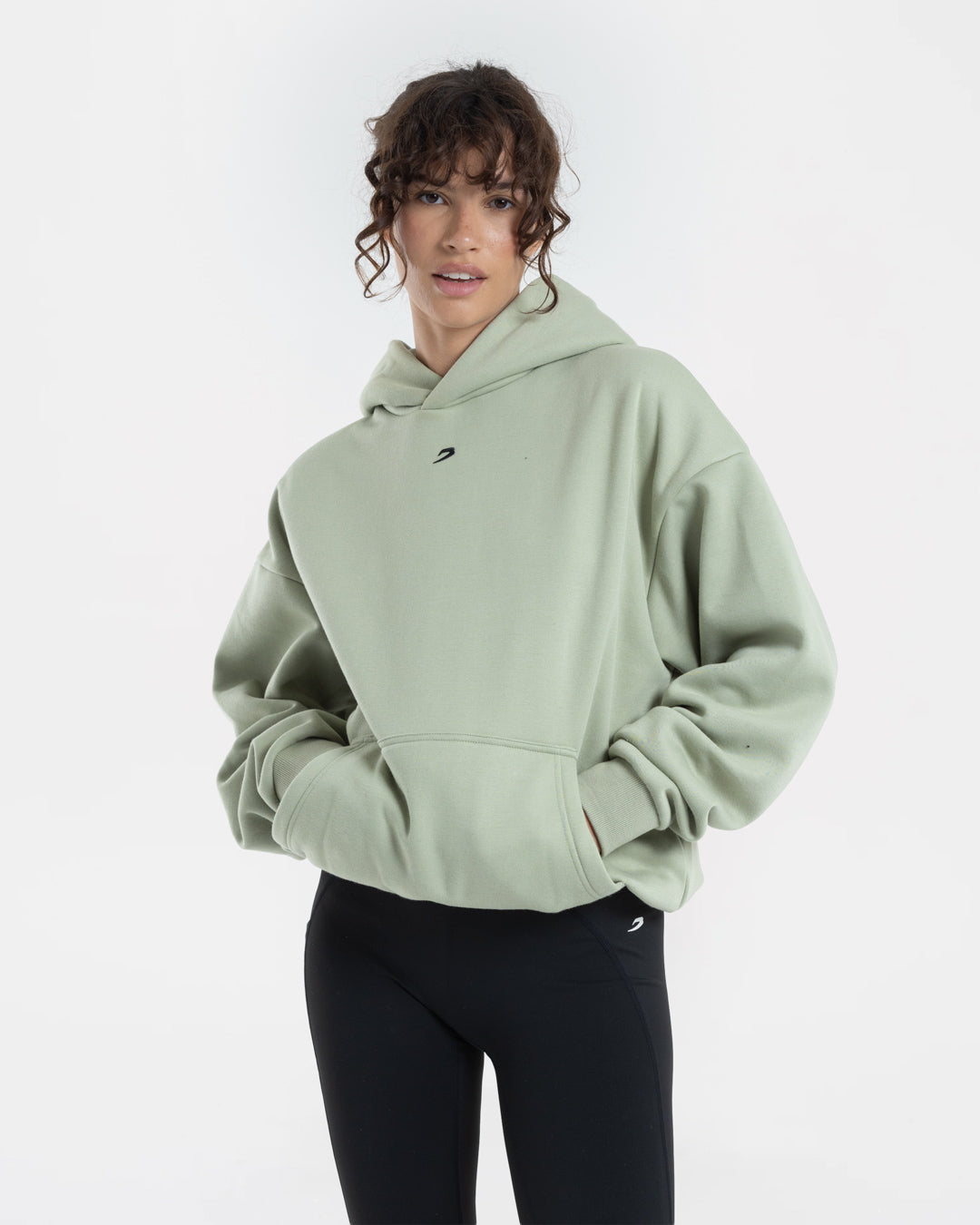 Strike Oversized Hoodie - Pistachio