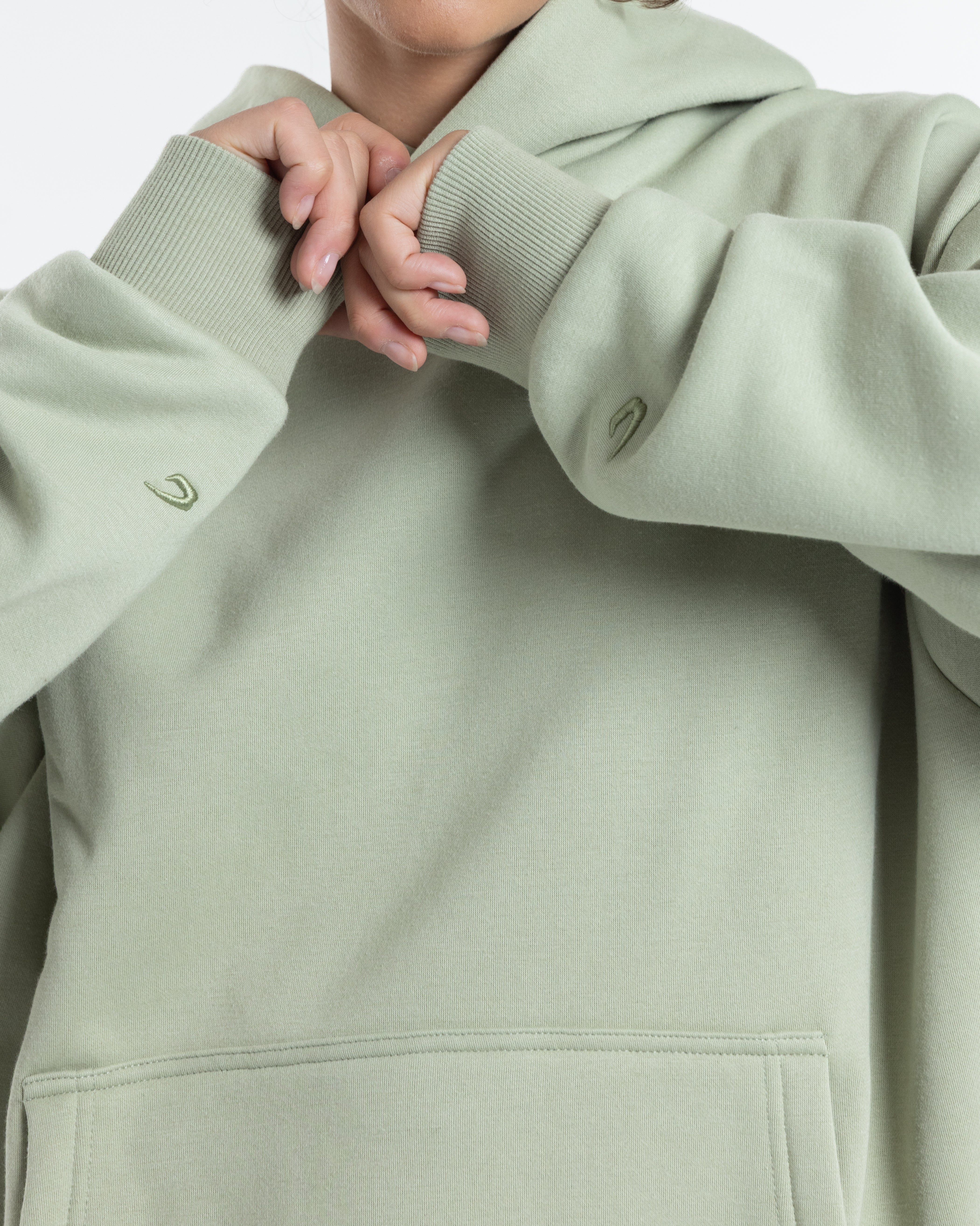 Strike Oversized Hoodie - Pistachio