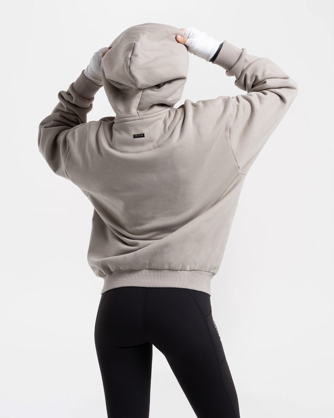 Strike Oversized Hoodie - Stone