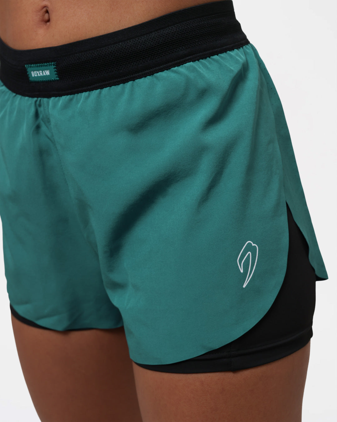 Women's Tunero 2-in-1 Shorts - Teal | BOXRAW