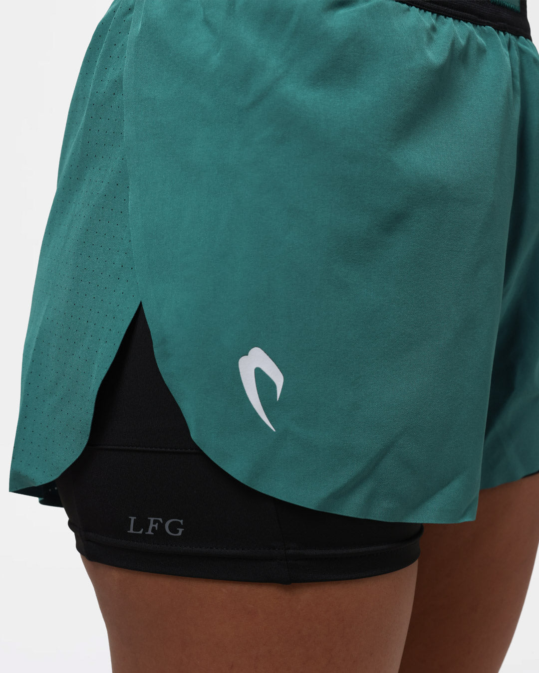 Women's Tunero 2-in-1 Shorts - Teal | BOXRAW
