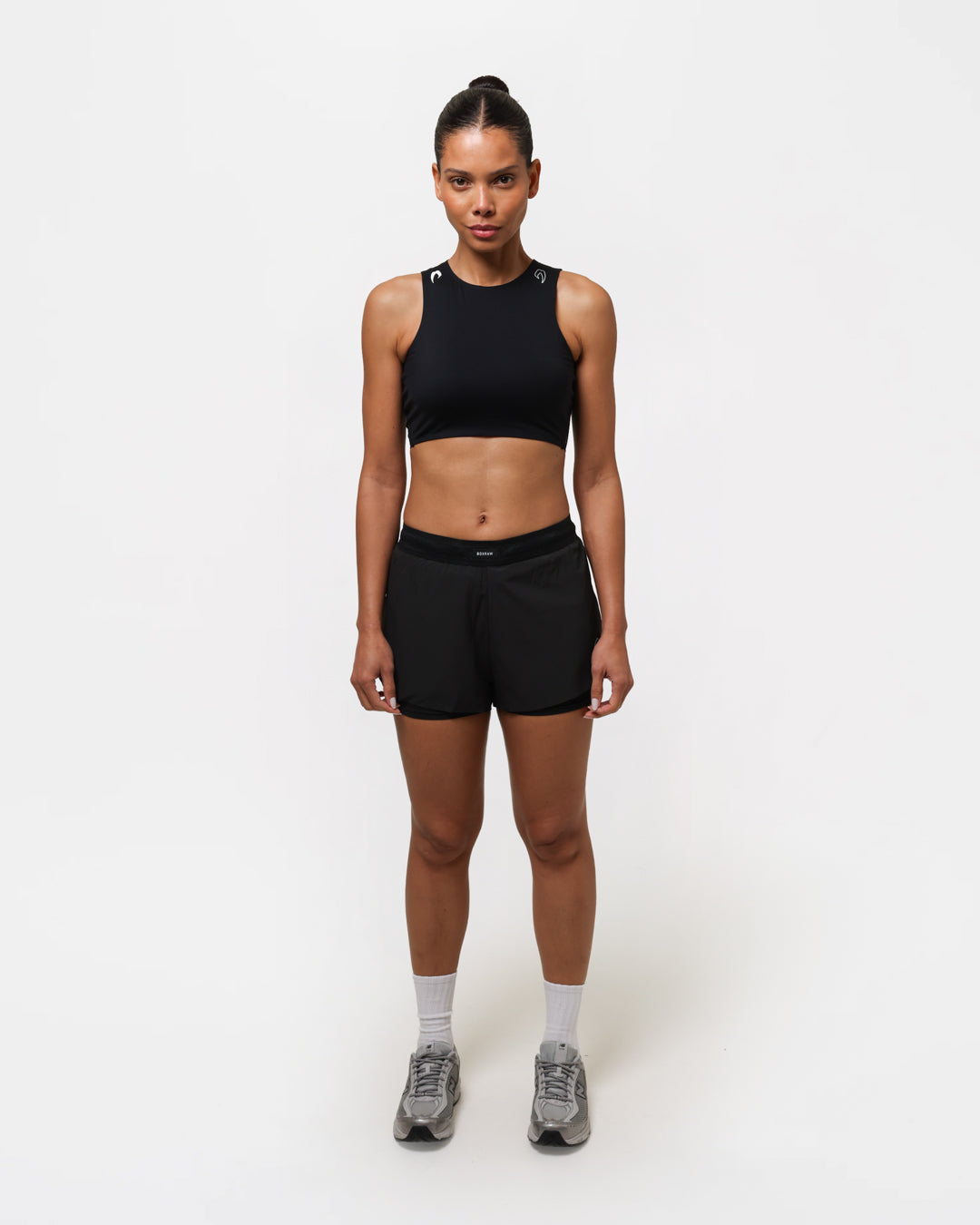 Tunero Racer Sports Bra - Black