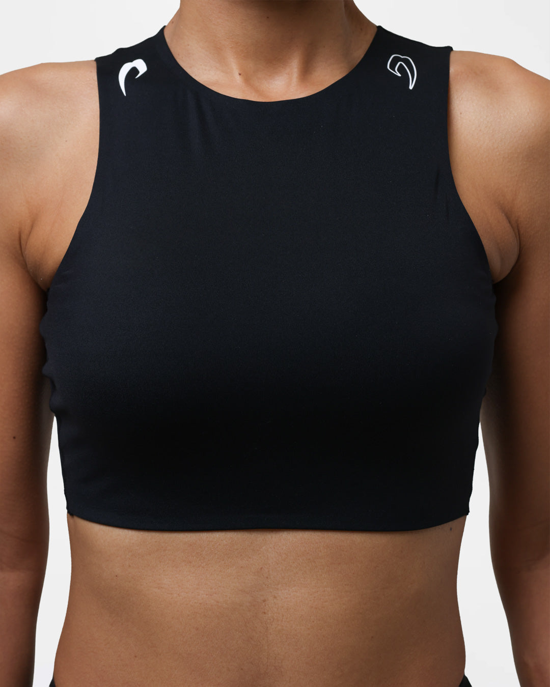 Tunero Racer Sports Bra - Black