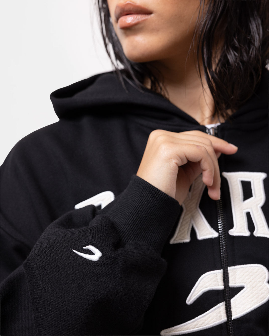East Street Zip Up Hoodie - Black