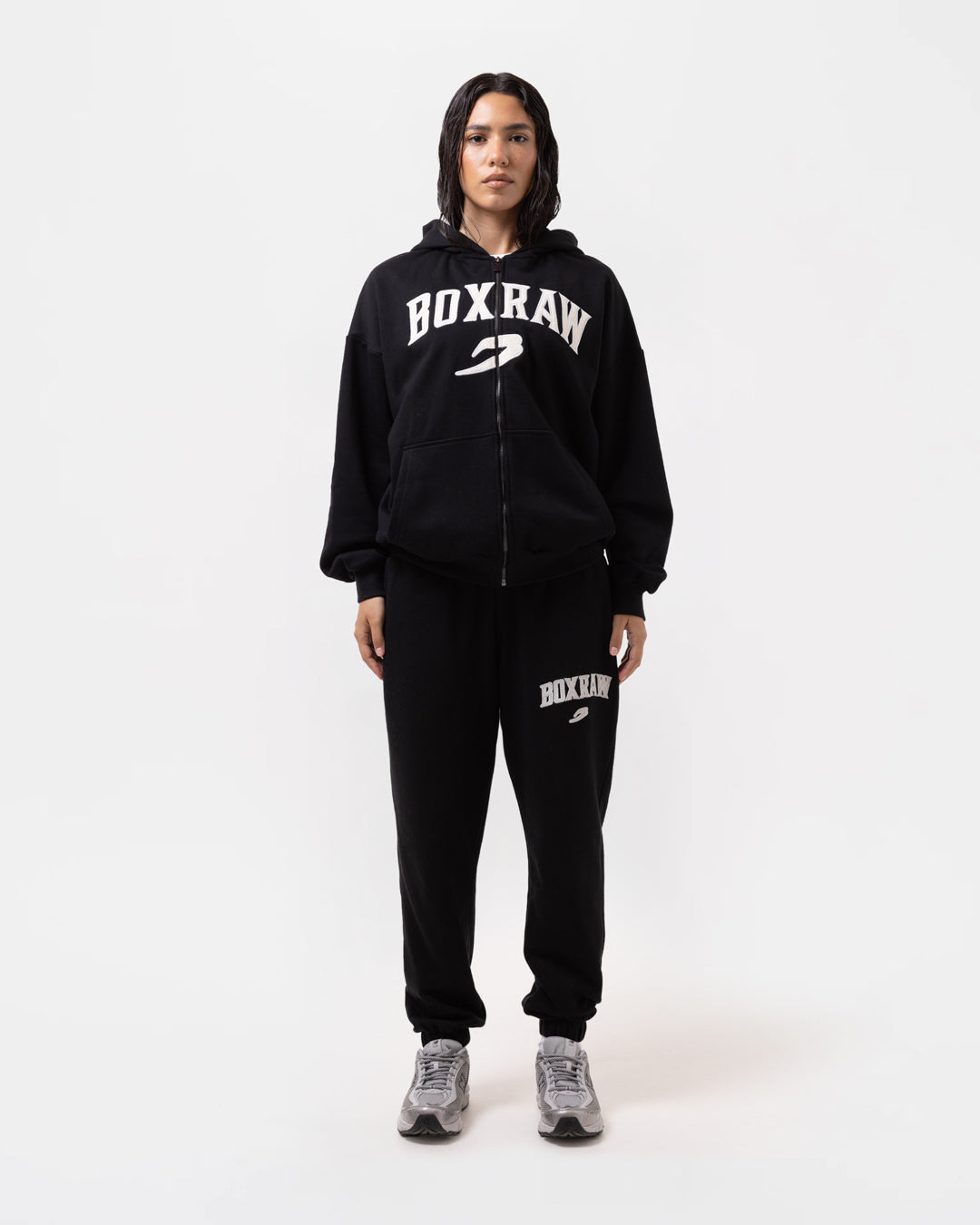 East Street Zip Up Hoodie - Black