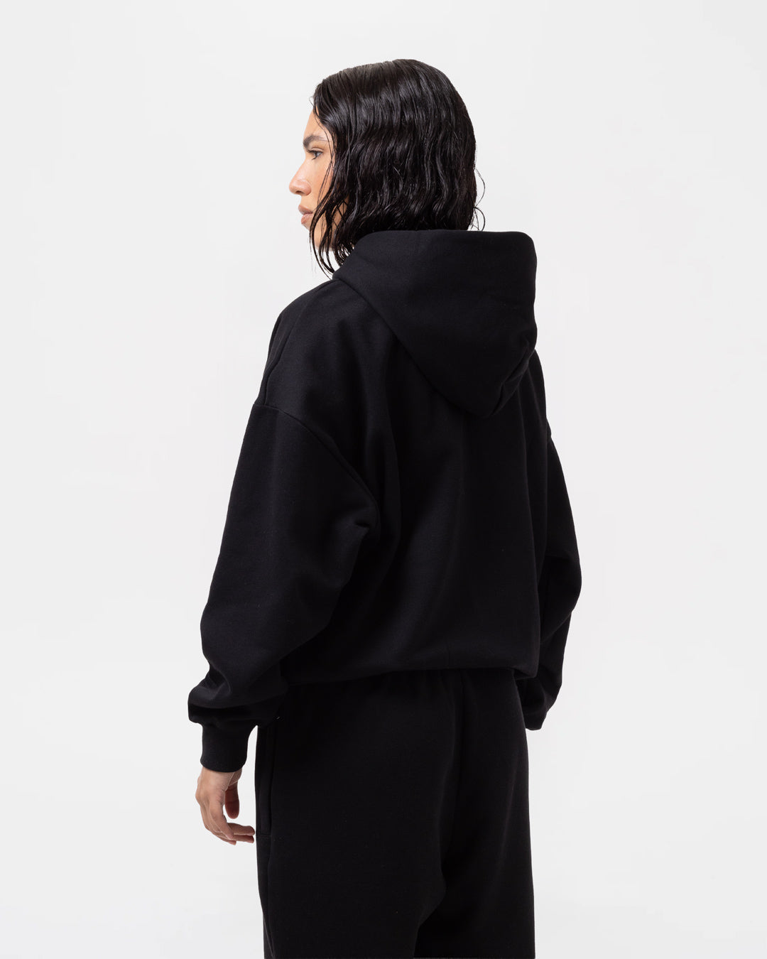 East Street Zip Up Hoodie - Black