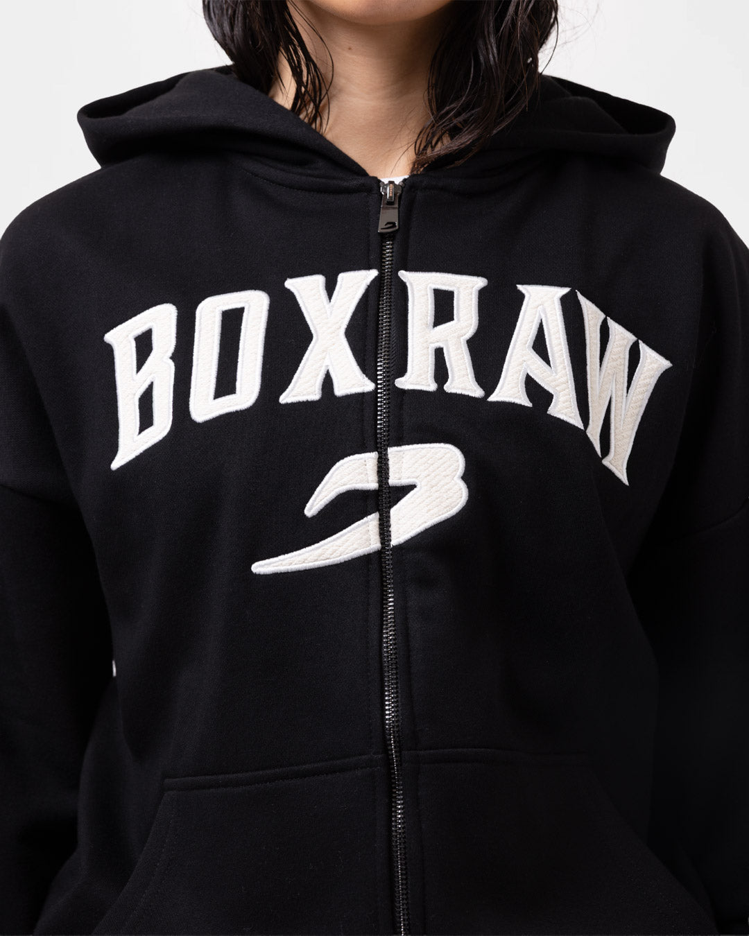 East Street Zip Up Hoodie - Black