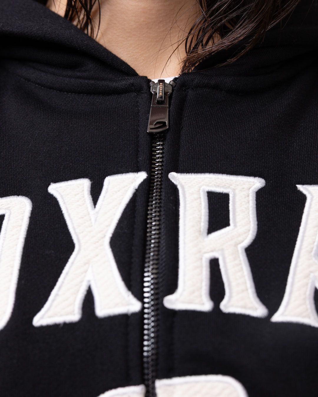 East Street Zip Up Hoodie - Black