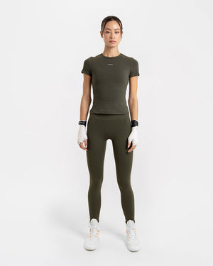 Annie Tank Bra - Dark Olive