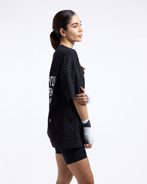 Hold 'Em Scold 'Em Oversized T-Shirt - Black