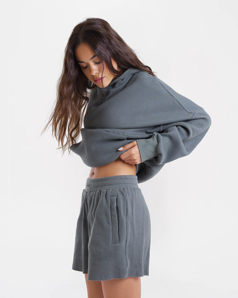 Shirley Waffle Shorts - Green