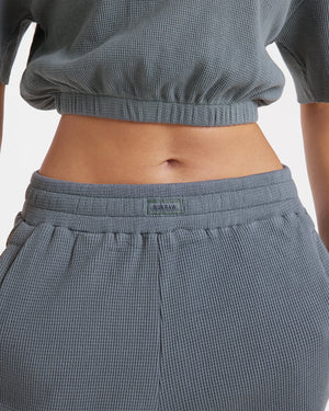 Shirley Waffle Shorts - Green