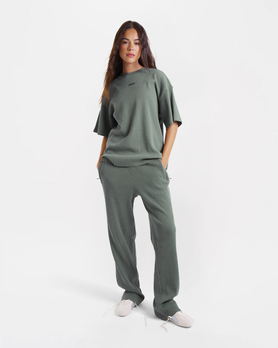 Shirley Waffle Bottoms - Green