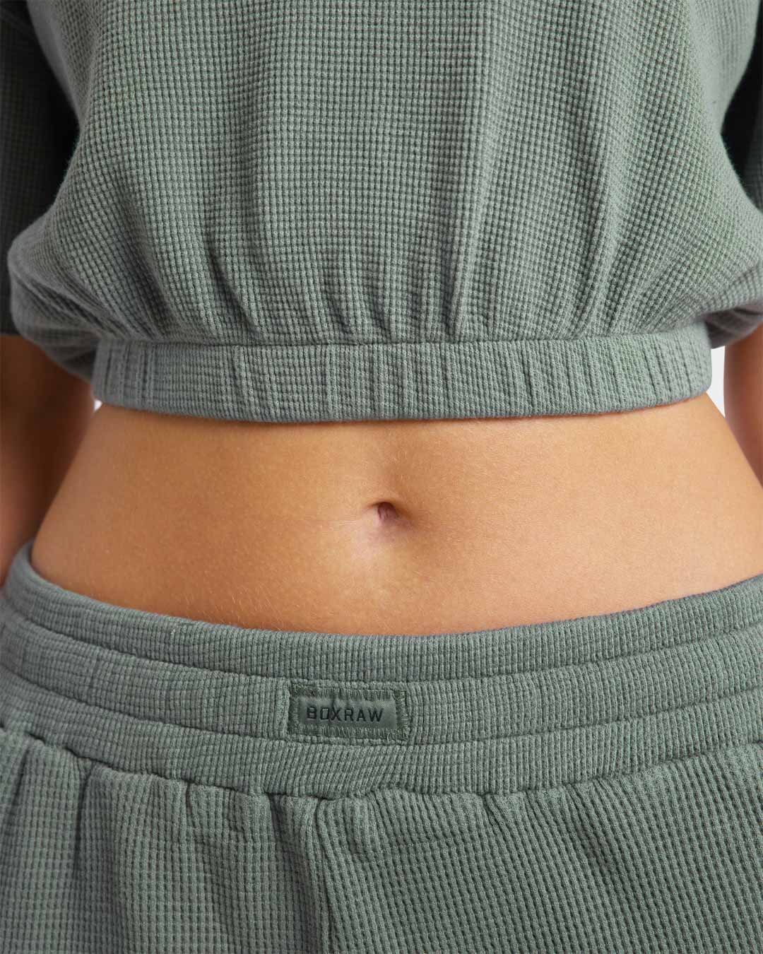 Shirley Waffle Bottoms - Green