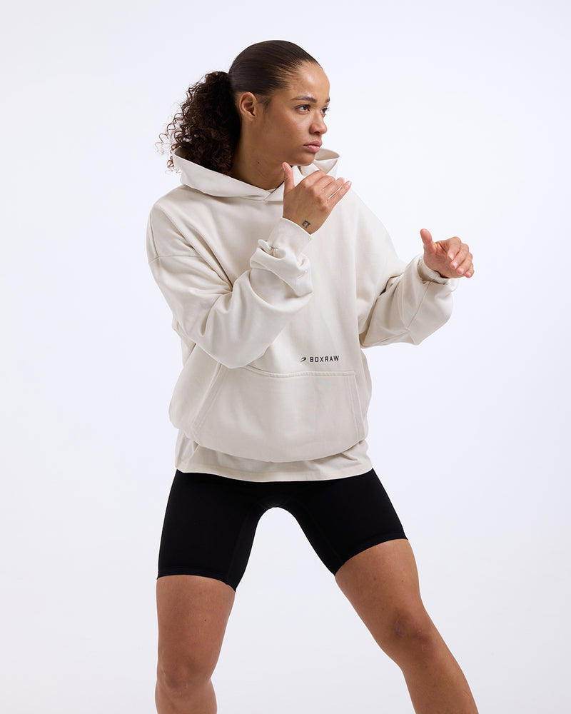 Sparring Club Oversized Hoodie - Washed Beige