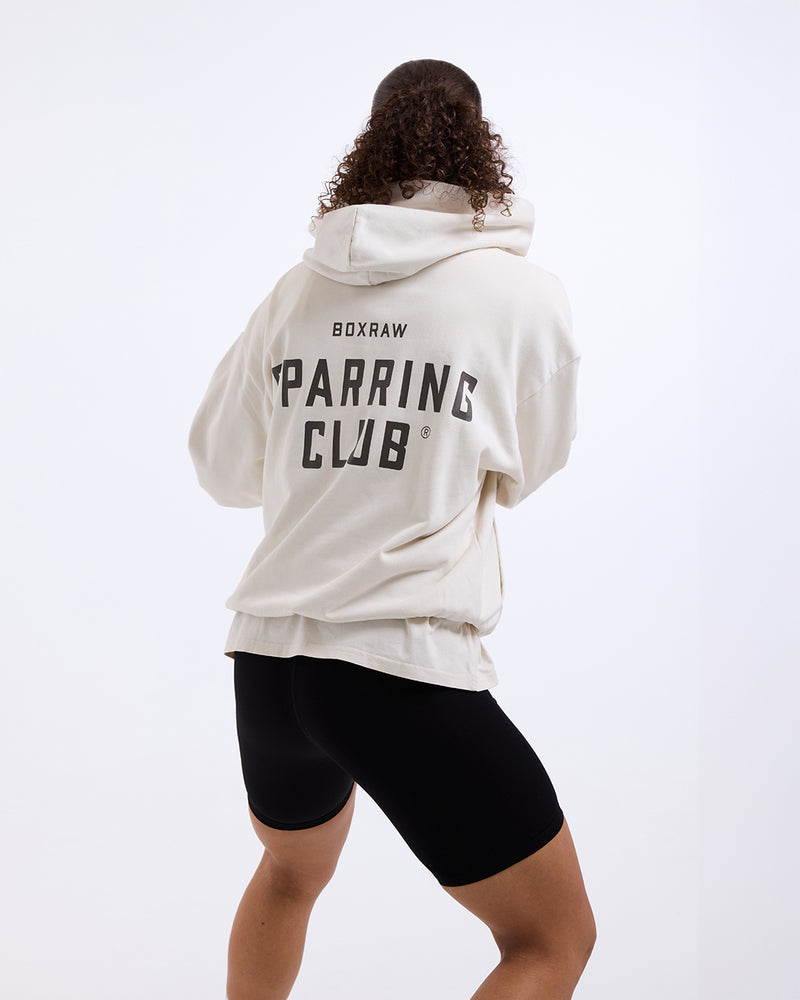 Sparring Club Oversized Hoodie - Washed Beige