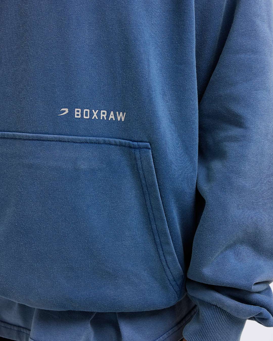 Sparring Club Oversized Hoodie - Washed Baby Blue