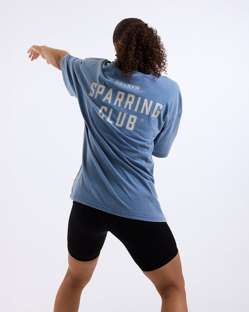 Sparring Club Oversized T-Shirt - Washed Baby Blue