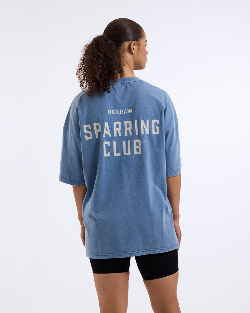 Sparring Club Oversized T-Shirt - Washed Baby Blue