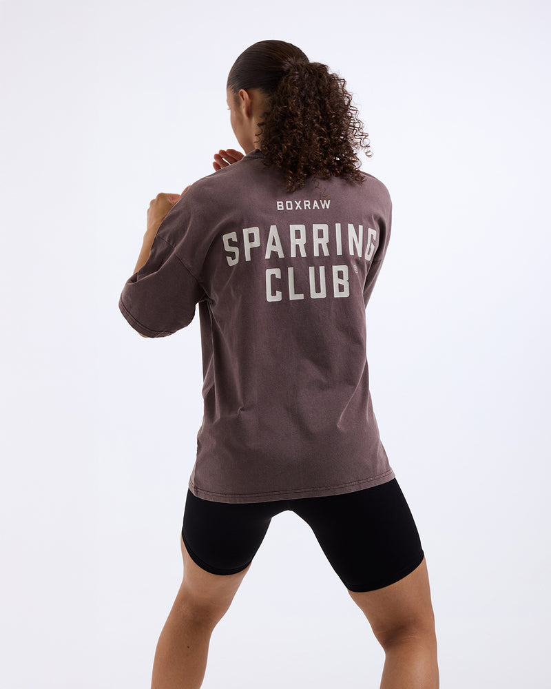 Sparring Club Oversized T-Shirt - Washed Brown