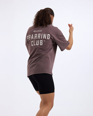 Sparring Club Oversized T-Shirt - Washed Brown