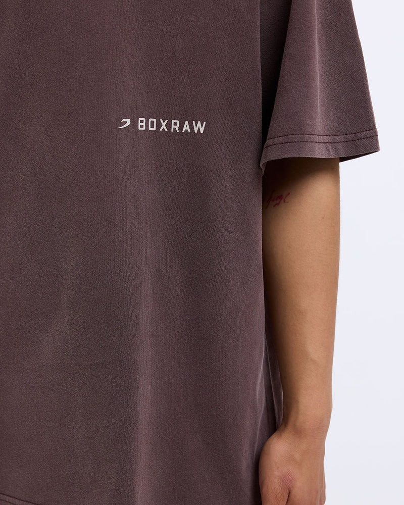 Sparring Club Oversized T-Shirt - Washed Brown