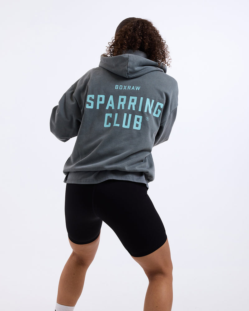 Sparring Club Oversized Hoodie - Washed Charcoal