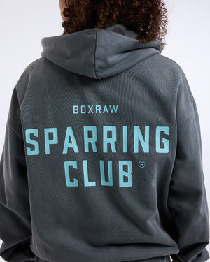 Sparring Club Oversized Hoodie - Washed Charcoal