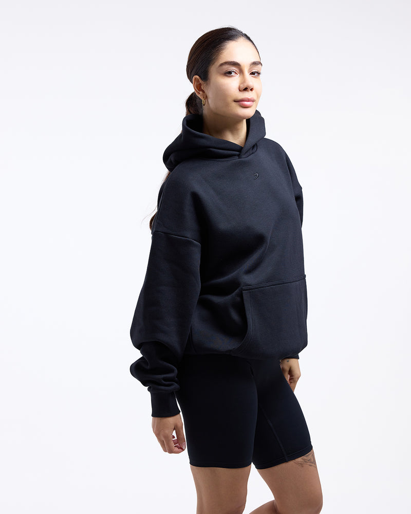 Strike Oversized Hoodie - Black