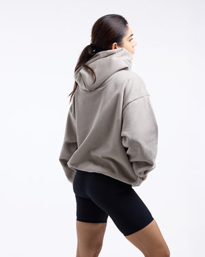 Strike Oversized Hoodie - Stone