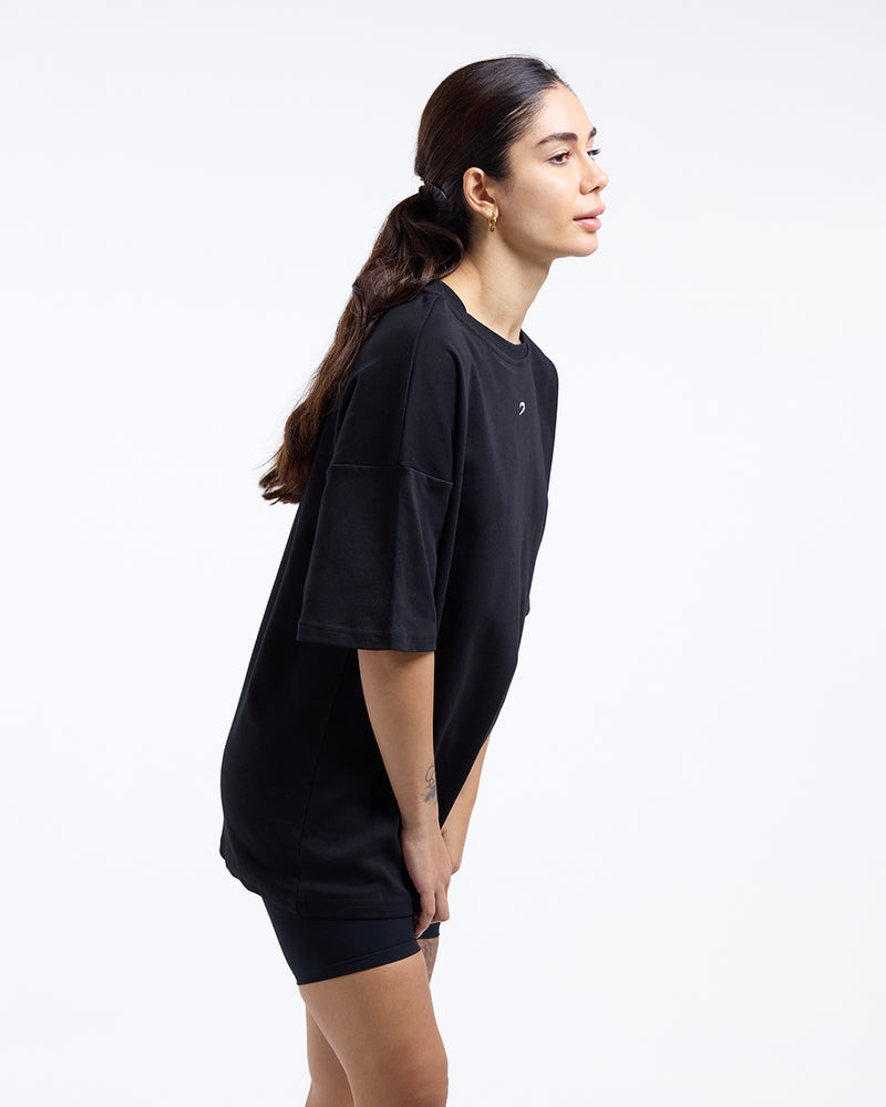 Strike Oversized T-Shirt - Black