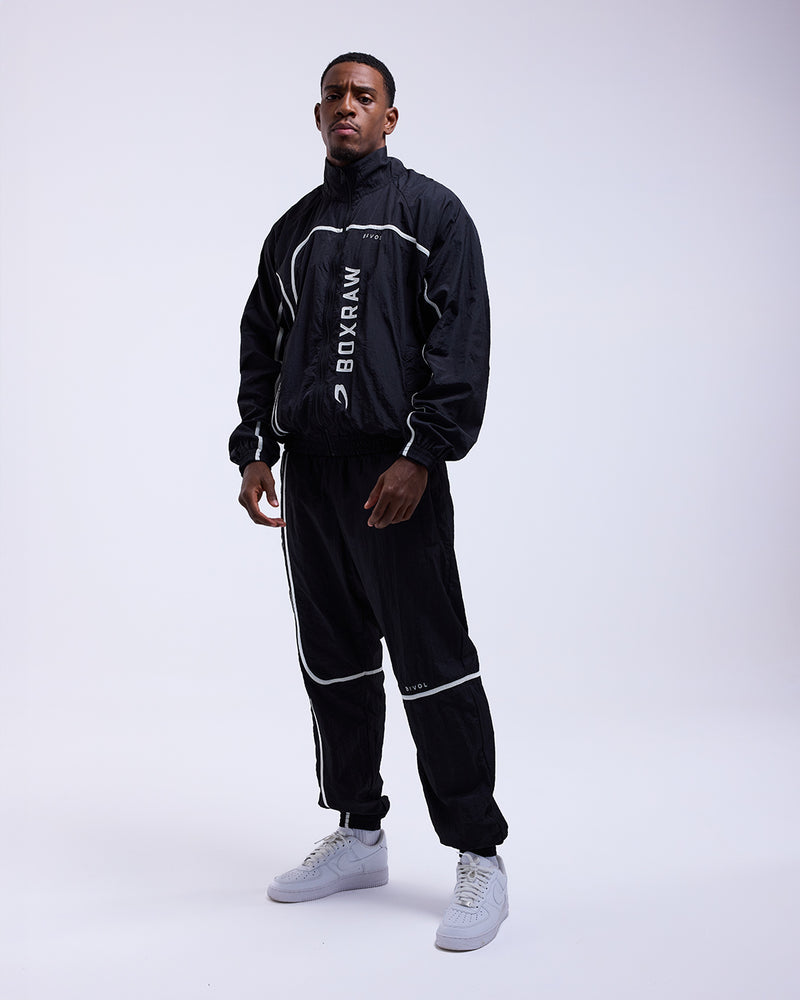 Bivol x BOXRAW Track Bottoms - Black