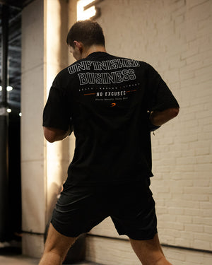 Bivol x BOXRAW Unfinished Business Oversized T-Shirt - Black