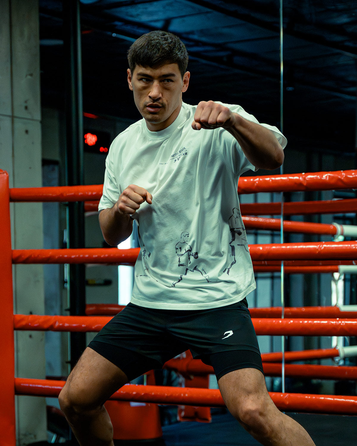 Bivol x BOXRAW Pendulum Oversized T-Shirt - White