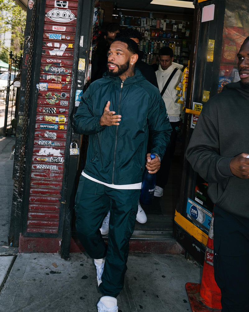 Dundee Windbreaker Jacket - Dark Green