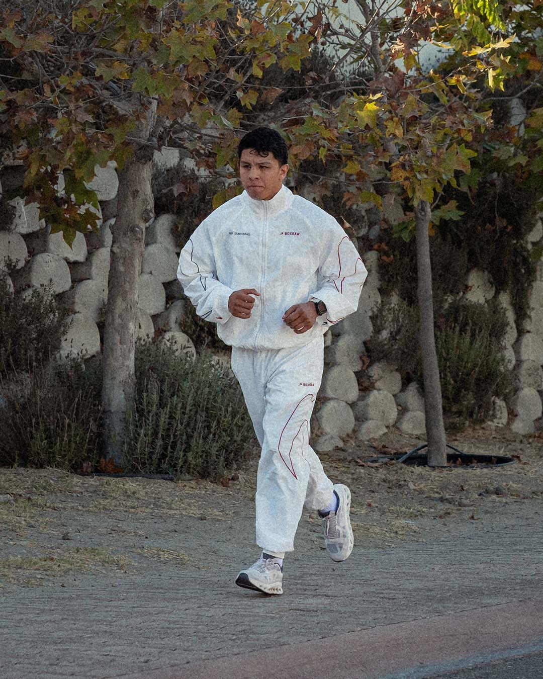 Chávez x BOXRAW Track Jacket - White