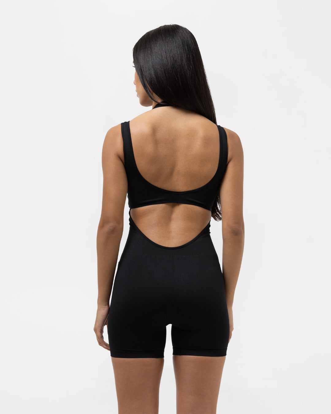 Giselle Seamless Double Layer Unitard - Black