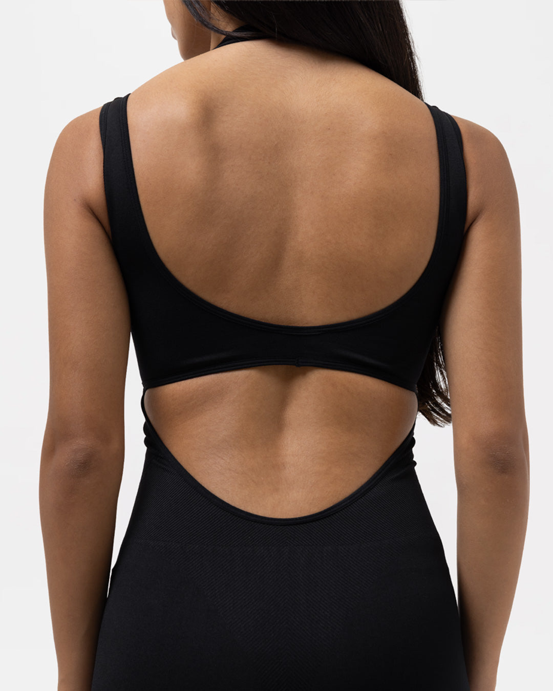 Giselle Seamless Double Layer Unitard - Black