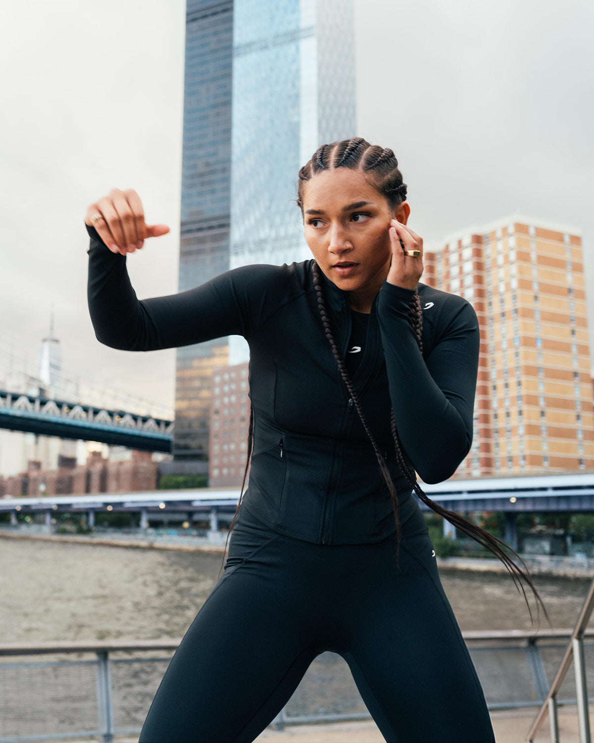 Jackie Training Jacket - Black