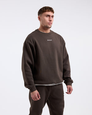 Johnson Oversized Sweatshirt - Mocha