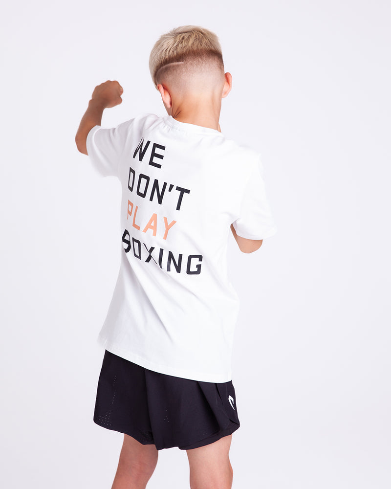 We Don't Play Boxing T-Shirt - White