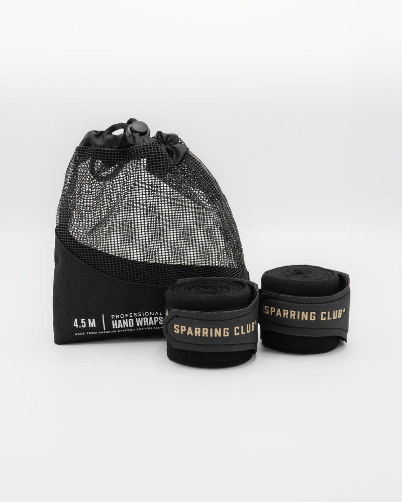 4.5m Sparring Club Hand Wrap - Black