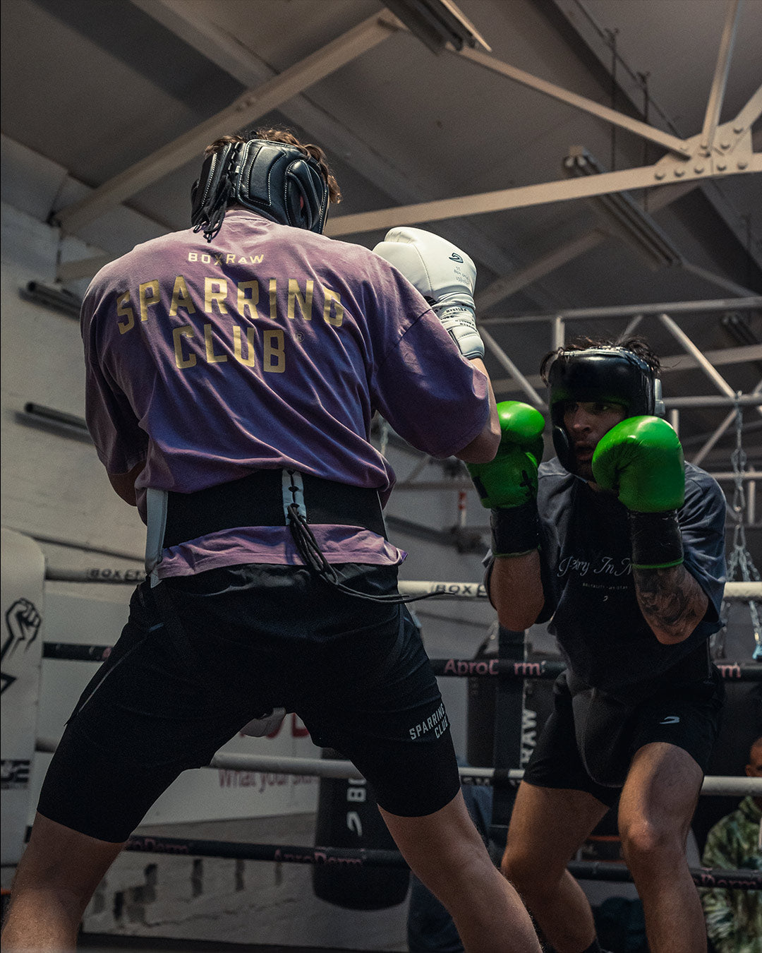 Sparring Club Oversized T-Shirt - Washed Purple